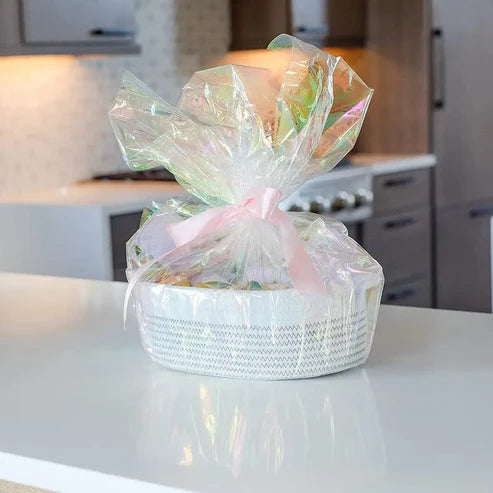 White & Black Cotton Rope Organizer - Multiple Sizes