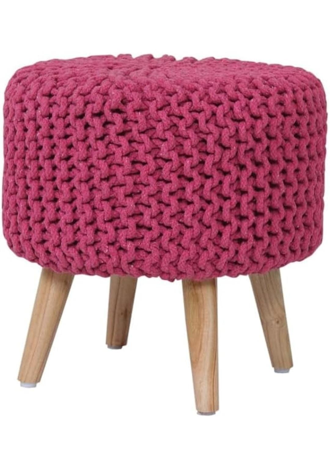 Pink Dori Ottoman Stools for Living Room - Multiple Sizes