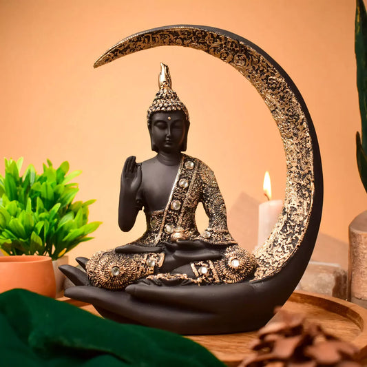 Handcrafted Gold Buddha Chand Samadhi Idol