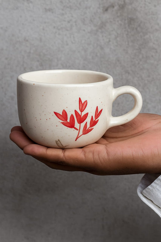 Autumn Flame Ceramic Mug - 350 ml