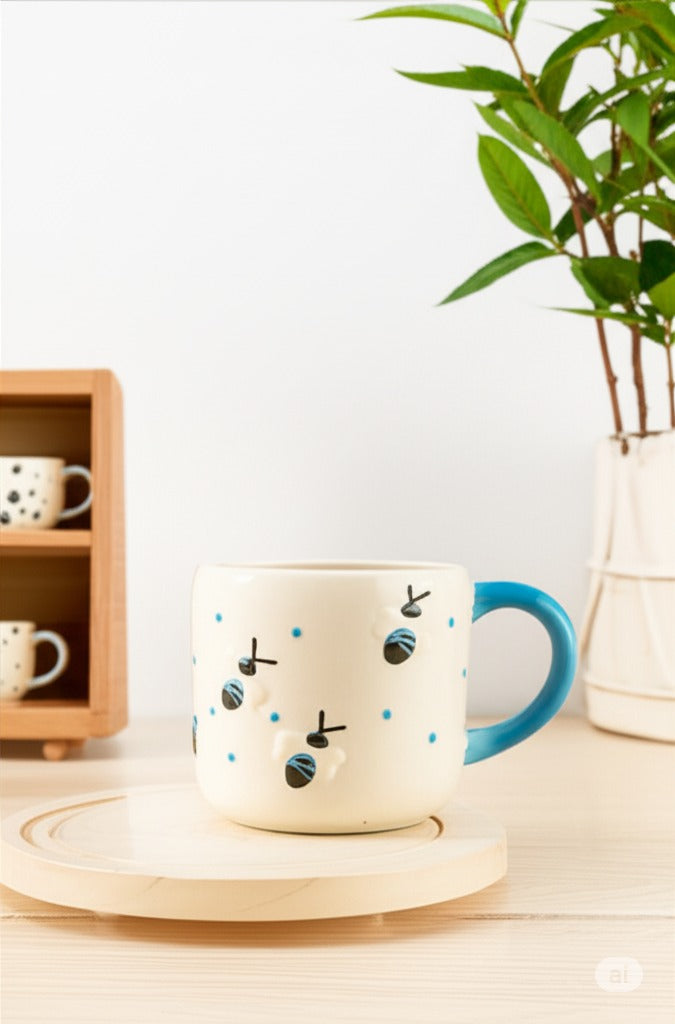 3D Bees Coffee Mug - 300 ml