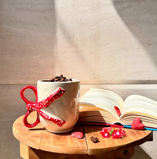 Pinteresty Bow Handle Mug - 280 ml