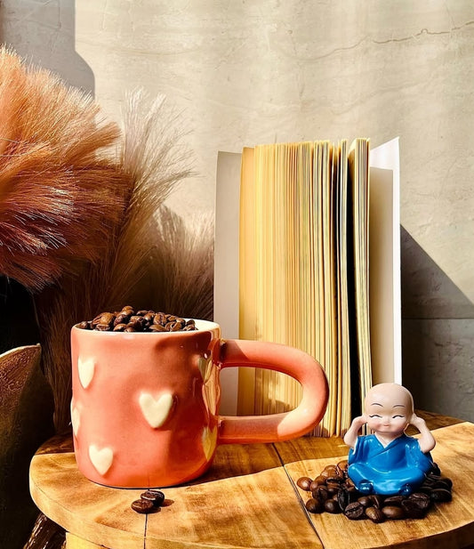 Whimsical Cloud Carved Mug - 300 ml