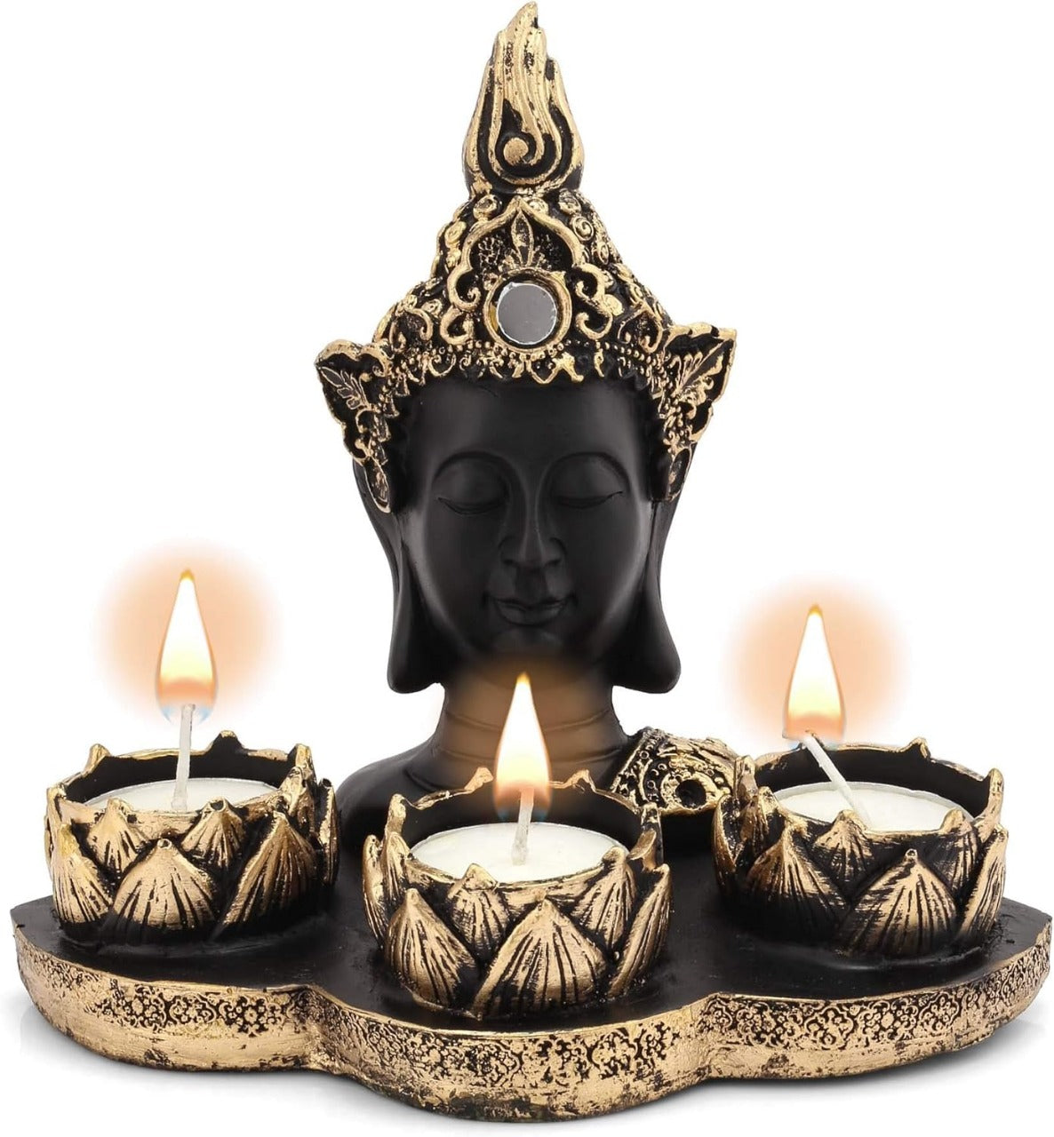 Buddha Statue With Diya Holder