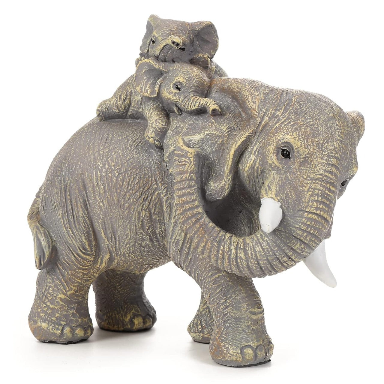Mother & Baby Elephant Sculpture