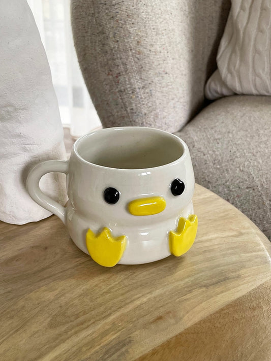 Duck Themed 3D Ceramic Cup - 250 ml