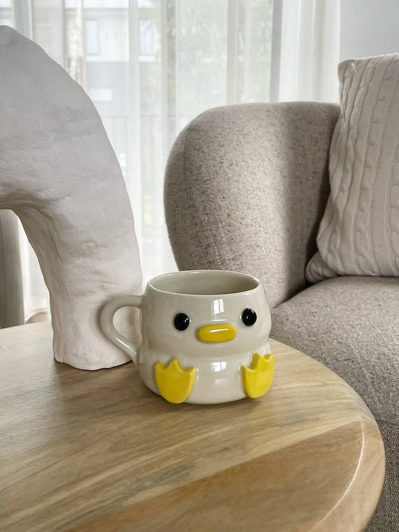 Duck Themed 3D Ceramic Cup - 250 ml