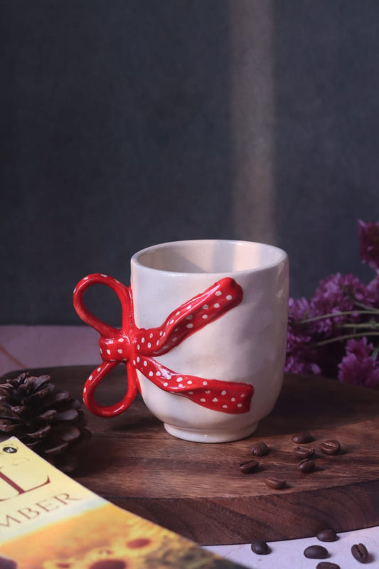 Pinteresty Bow Handle Mug - 280 ml