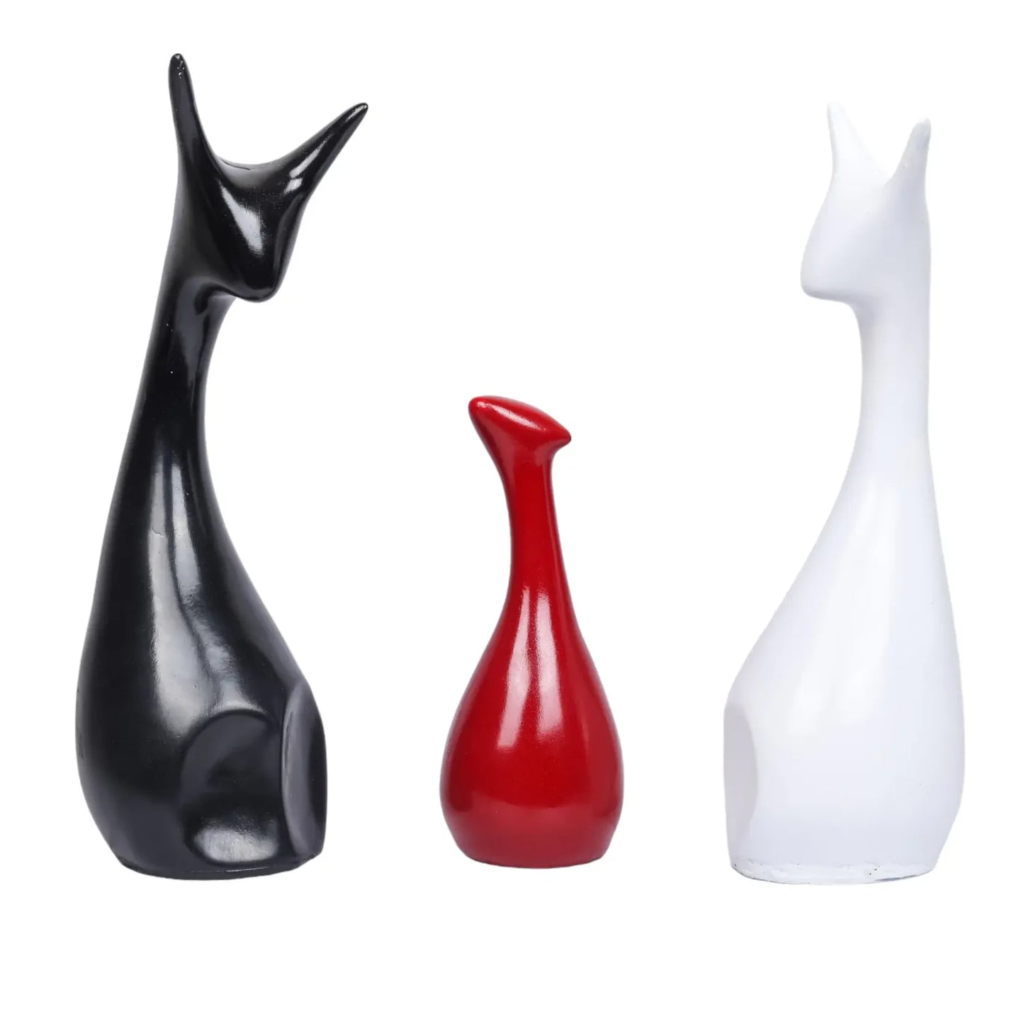 Deer Family Resin Handcrafted Statue-Wildlife Art