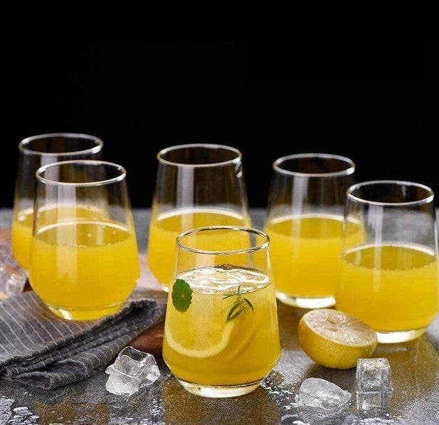 DHOLAK ROUND GLASS - 390 ML