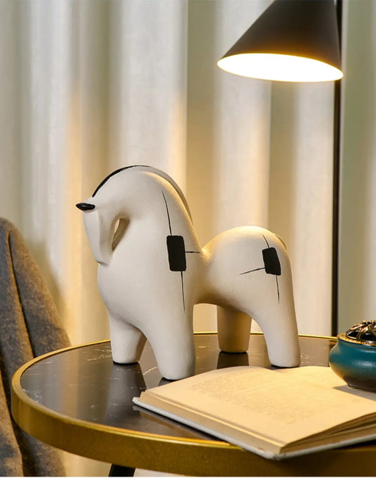 Resin Horse Statue Animal Figurine Sculpture