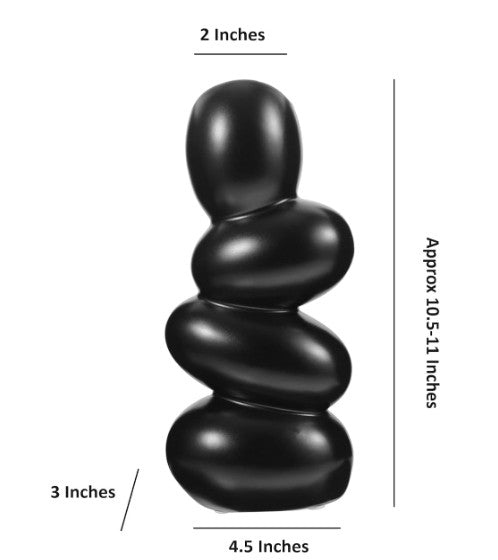 Pebble Vase for Homes, Office Tables & Cafes