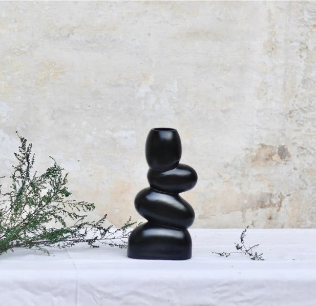 Pebble Vase for Homes, Office Tables & Cafes
