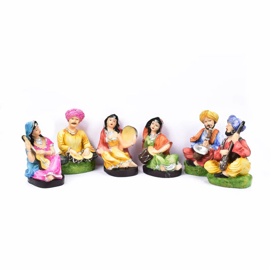 Polyresin Handmade punjabi Set of 3 pairs