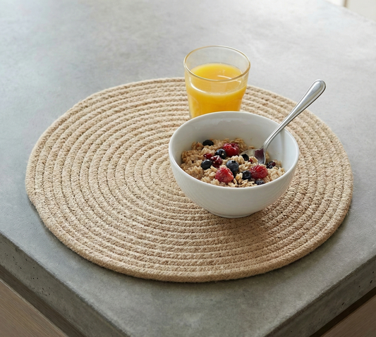 Beige Cotton Placemats