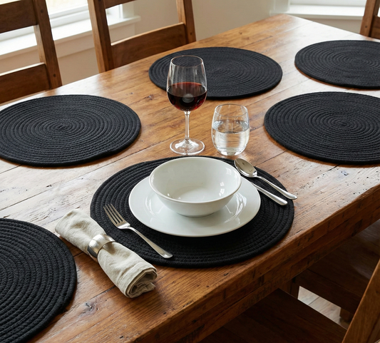 Black Placemat