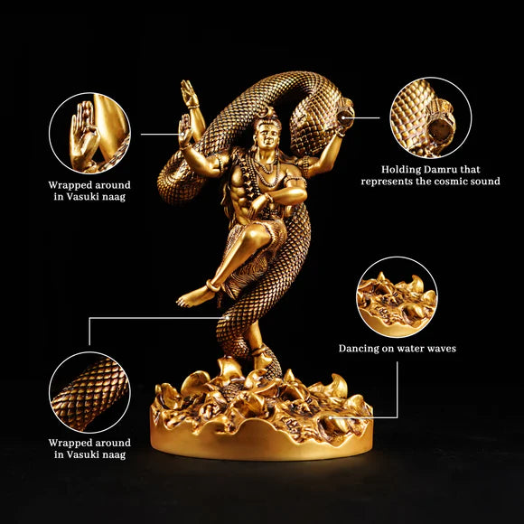 Mystical Shiv Tandav Statue