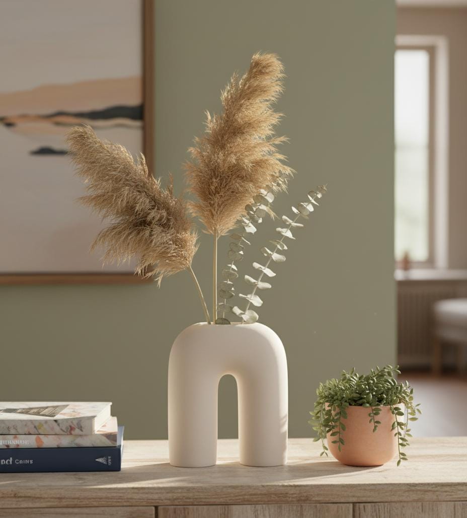 Minimalist Arch Vase: Modern Statement Piece