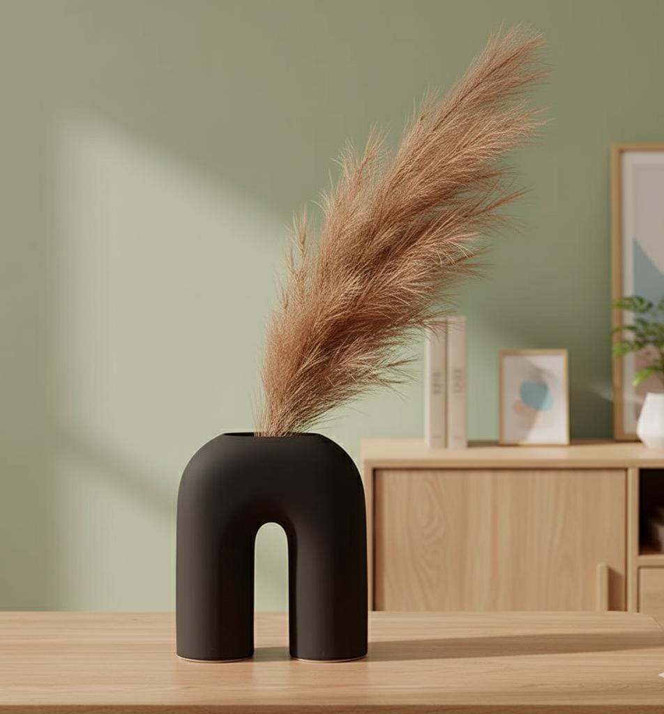 Minimalist Arch Vase: Modern Statement Piece