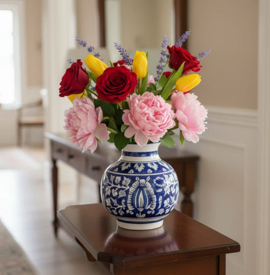 The Royal Indigo Accent Vase