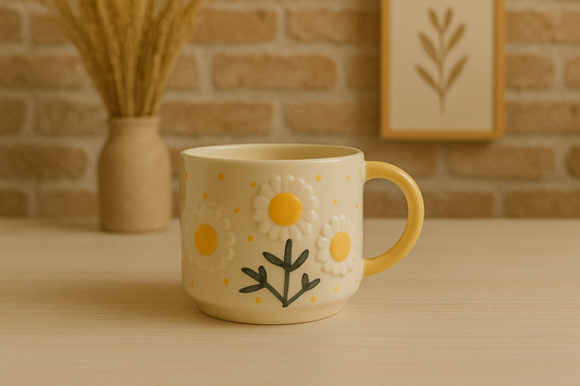 Sunflower Ceramic Mug - 250 ml