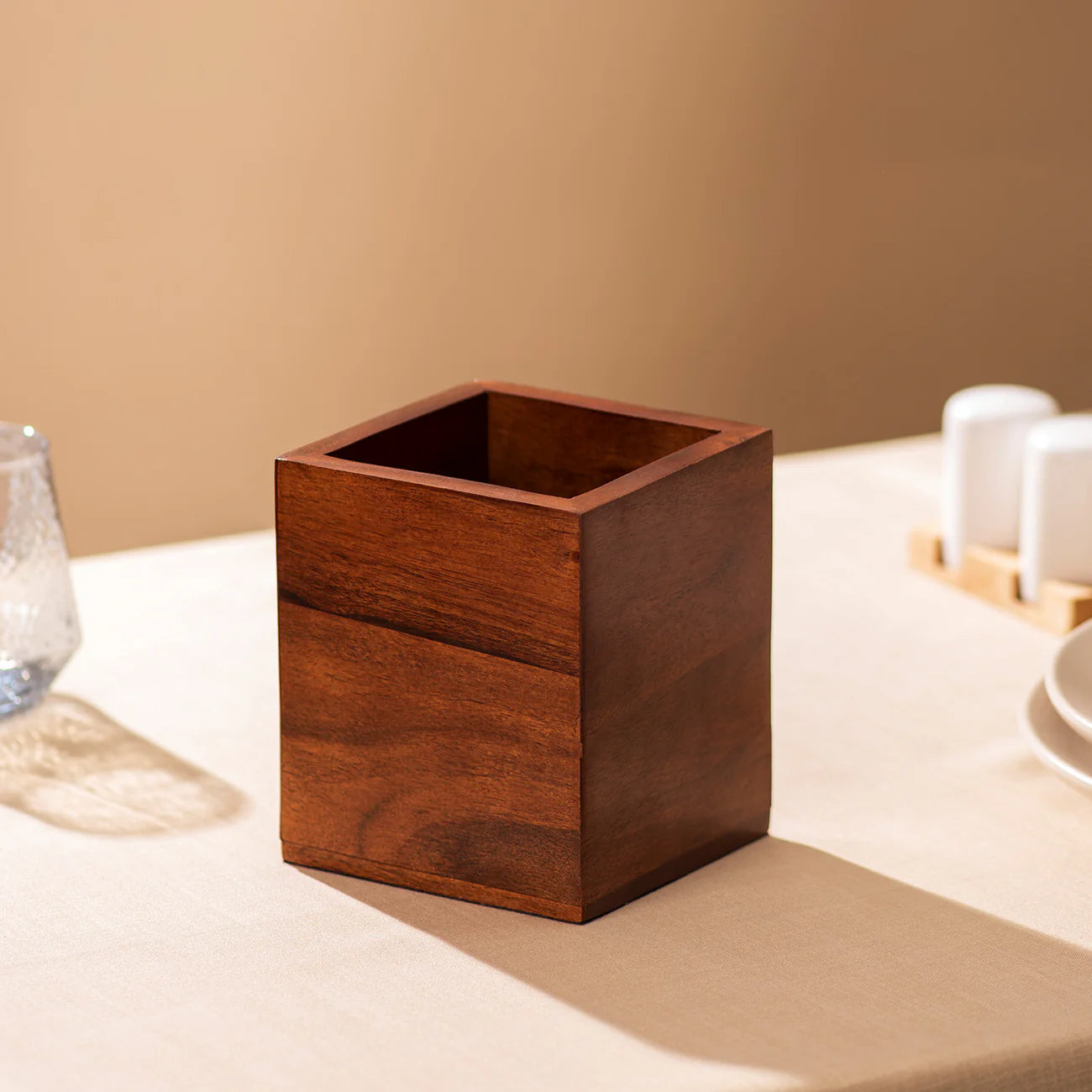 Wooden Spoon & Fork Holder
