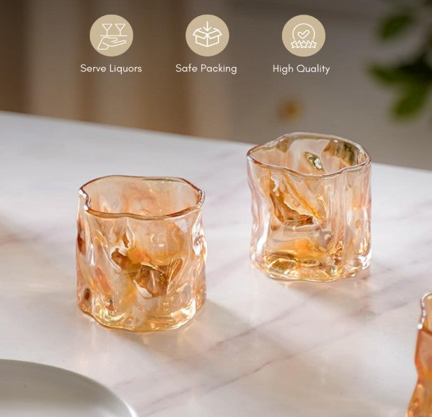 GOLD TEDA MEDA GLASS - 300 ML