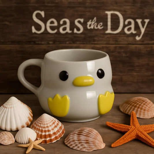 Duck Themed 3D Ceramic Cup - 250 ml