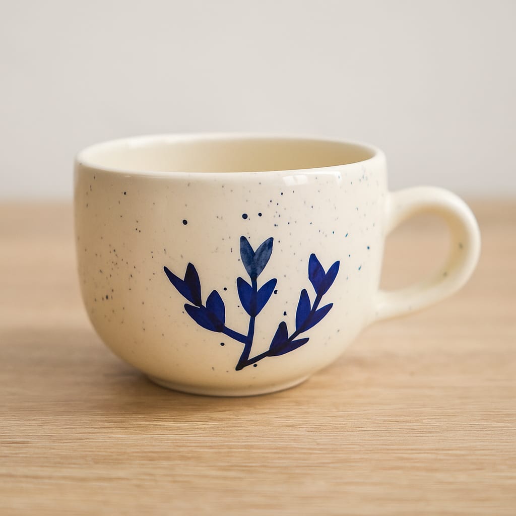 Autumn Flame Ceramic Mug - 350 ml