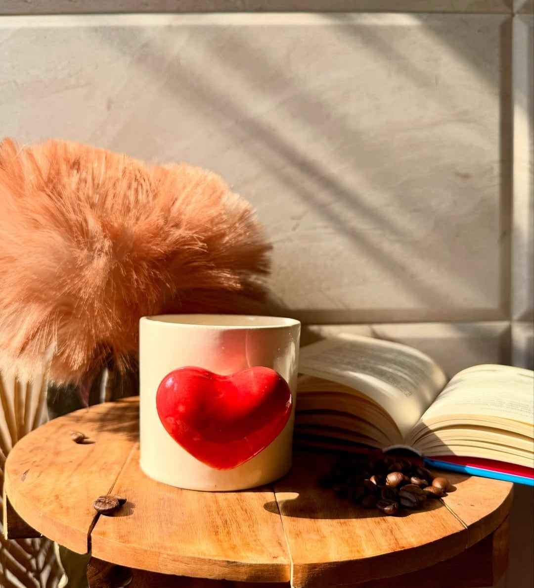 Red & Pink Romance Coffee Mugs - 300 ml