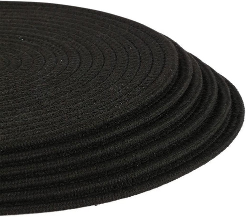 Midnight Elegance Black Placemats