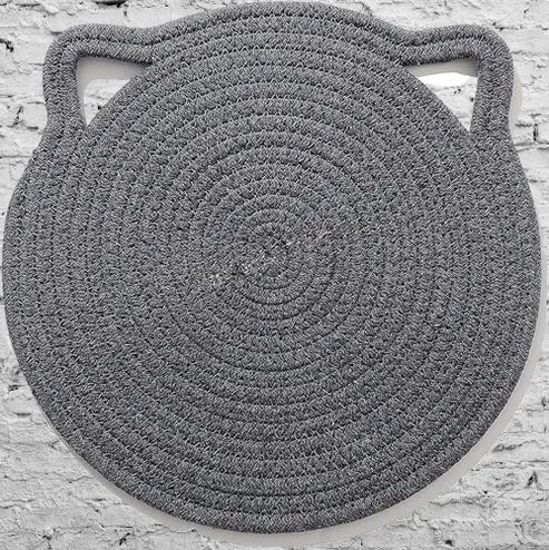 Cat-Ear Cotton Round Placemats
