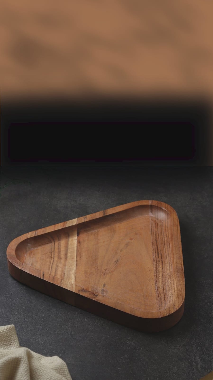 Triangular Cheese Platter