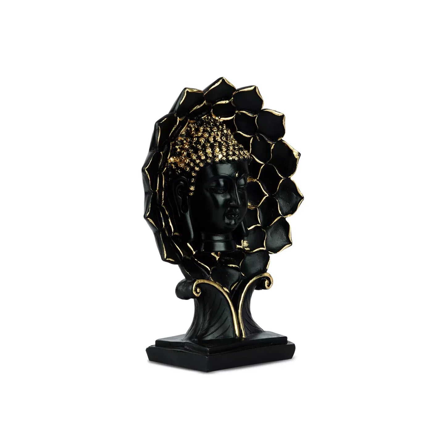 Buddha Face Tree Resin Sculpture