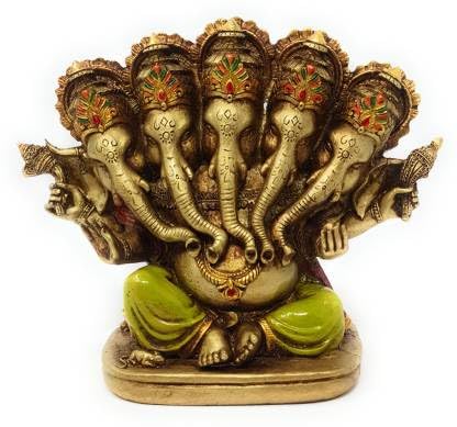Panchmukhi Ganesh Resin Statue