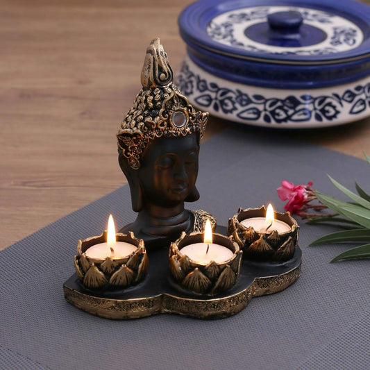 Buddha Statue With Diya Holder