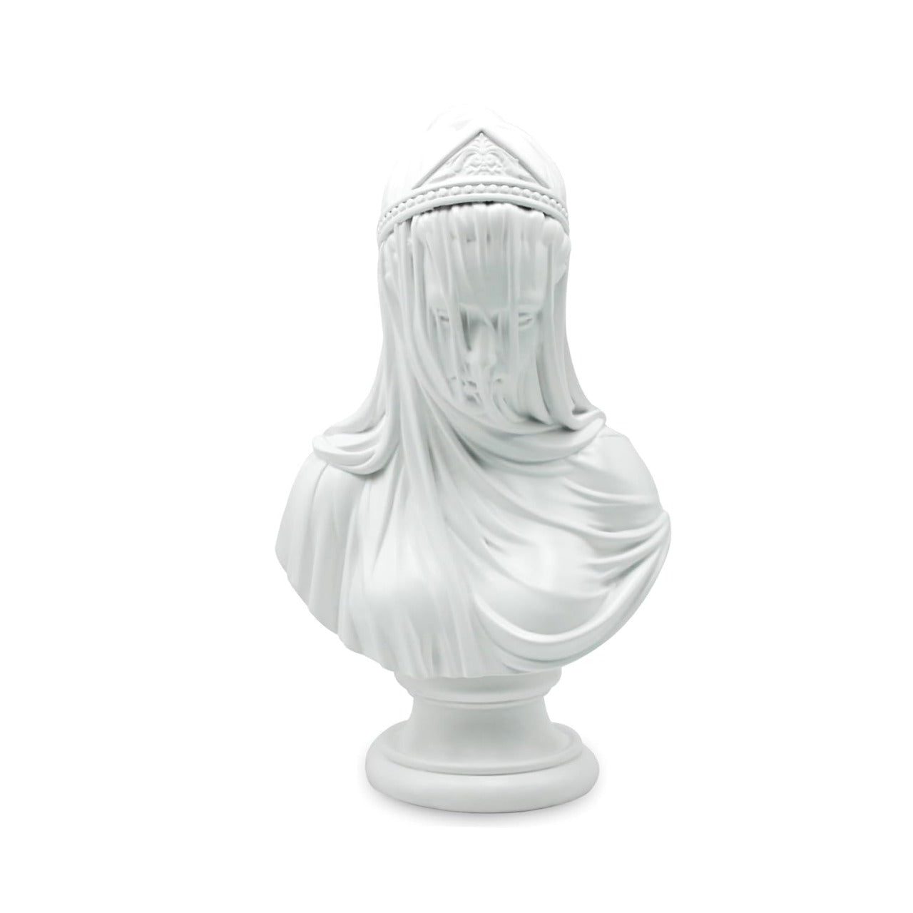 Veiled Lady Bust Sculpture