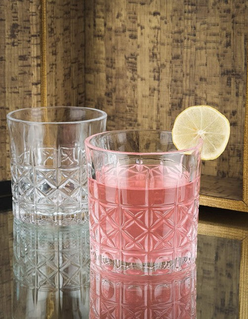 X CROSS DRINK GLASS - 325 ML