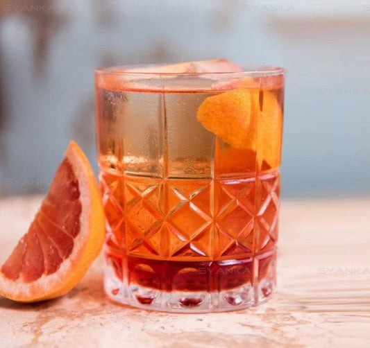 X CROSS DRINK GLASS - 325 ML