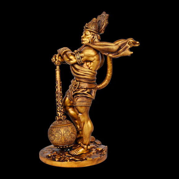Bahubali Lord Hanuman Statue for Car Dashboard