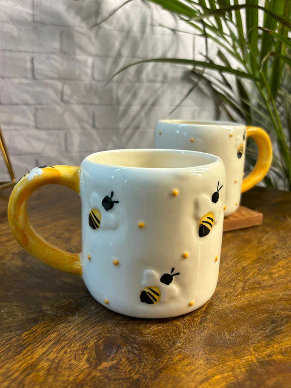 3D Bees Coffee Mug - 300 ml