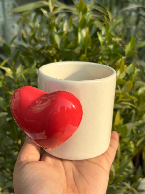 Red & Pink Romance Coffee Mugs - 300 ml