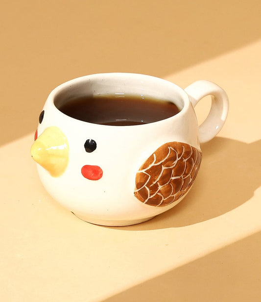 Cute Bird Shaped Ceramic Mug - 300 ml