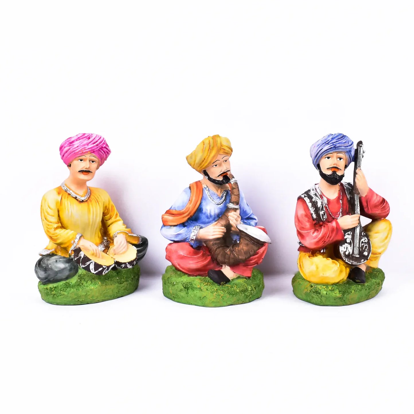 Polyresin Handmade punjabi Set of 3 pairs