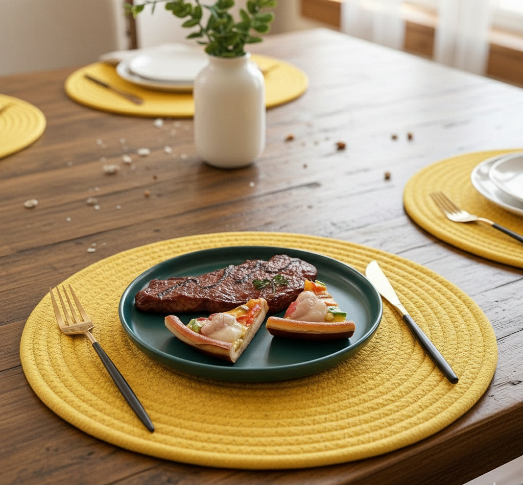 Pinteresty Yellow Table Placemats