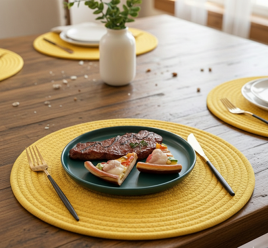 Pinteresty Yellow Table Placemats