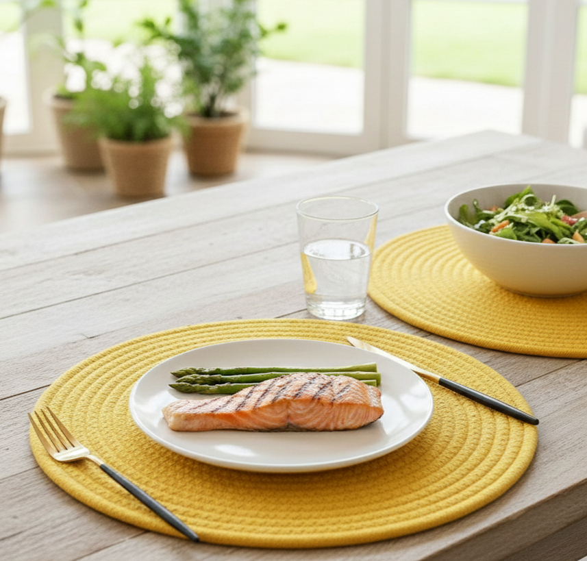 Pinteresty Yellow Table Placemats