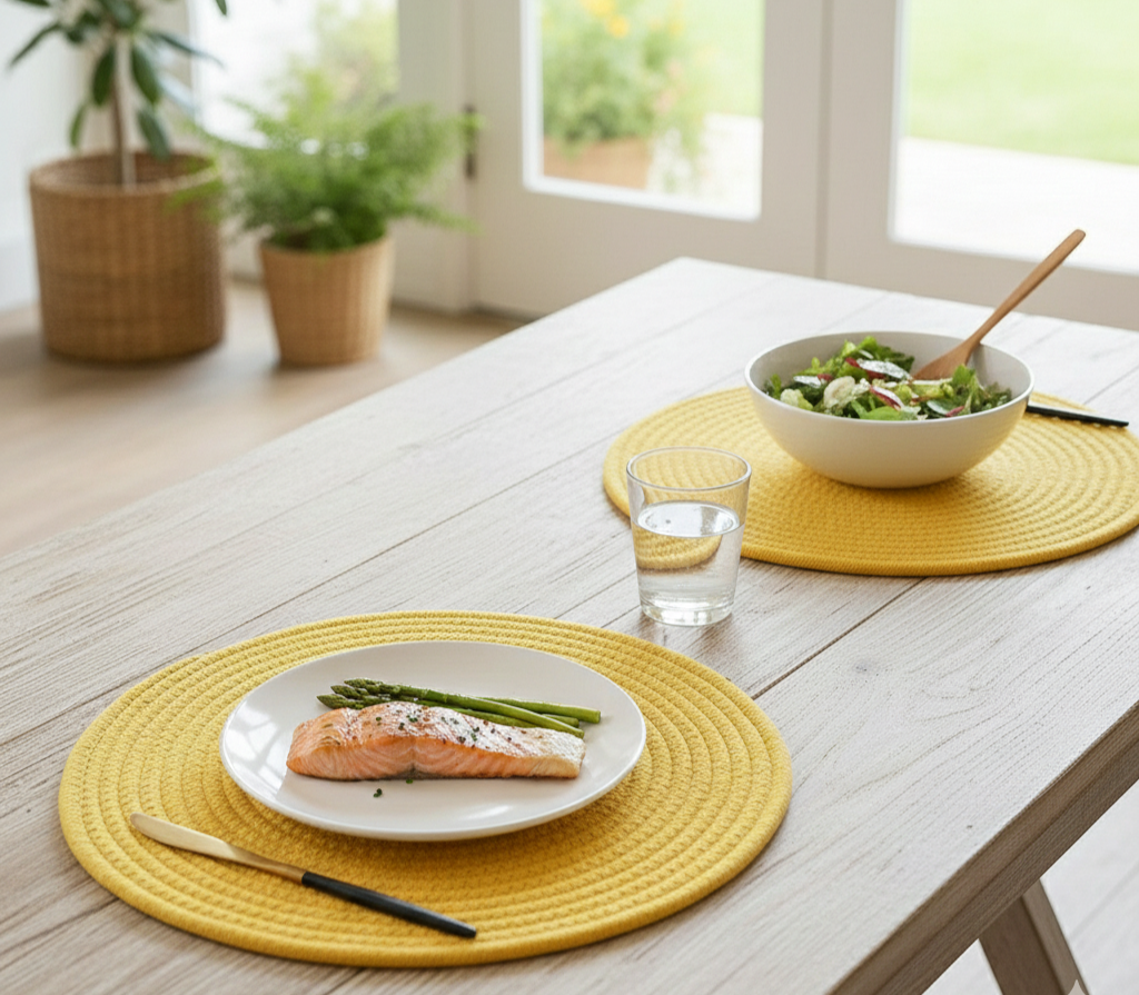 Pinteresty Yellow Table Placemats