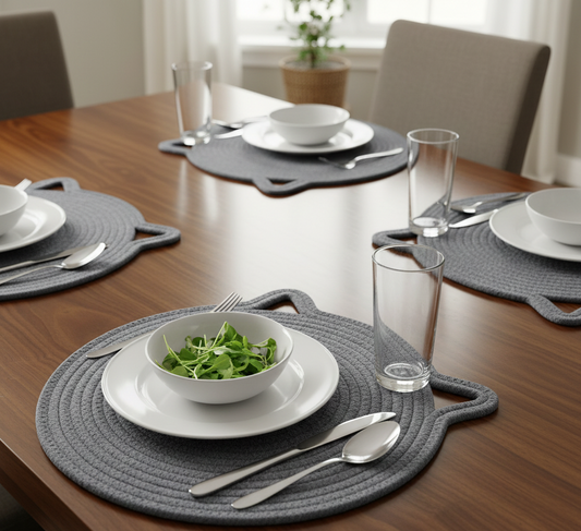 Pinteresty Cat-Ear Cotton Placemats