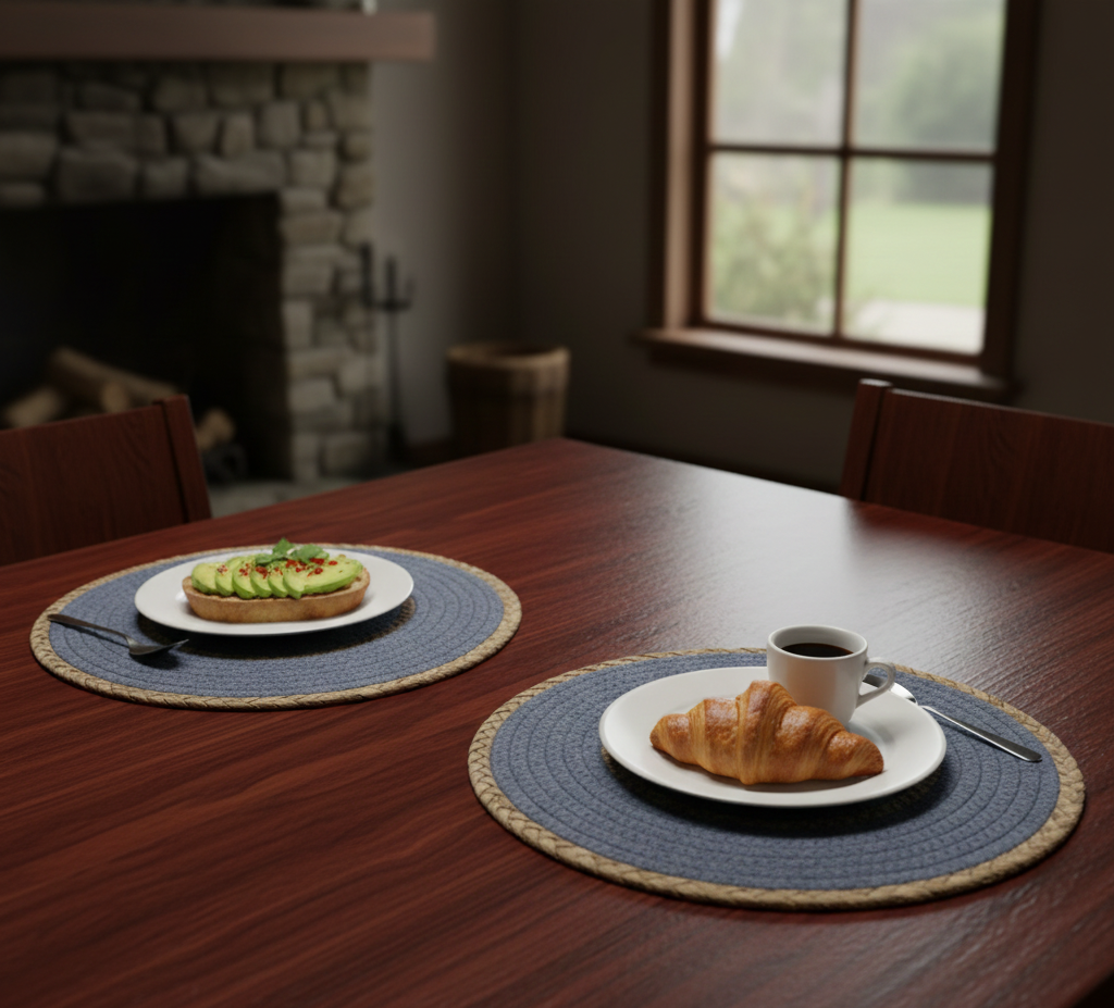 Dining Delight Grey Placemats